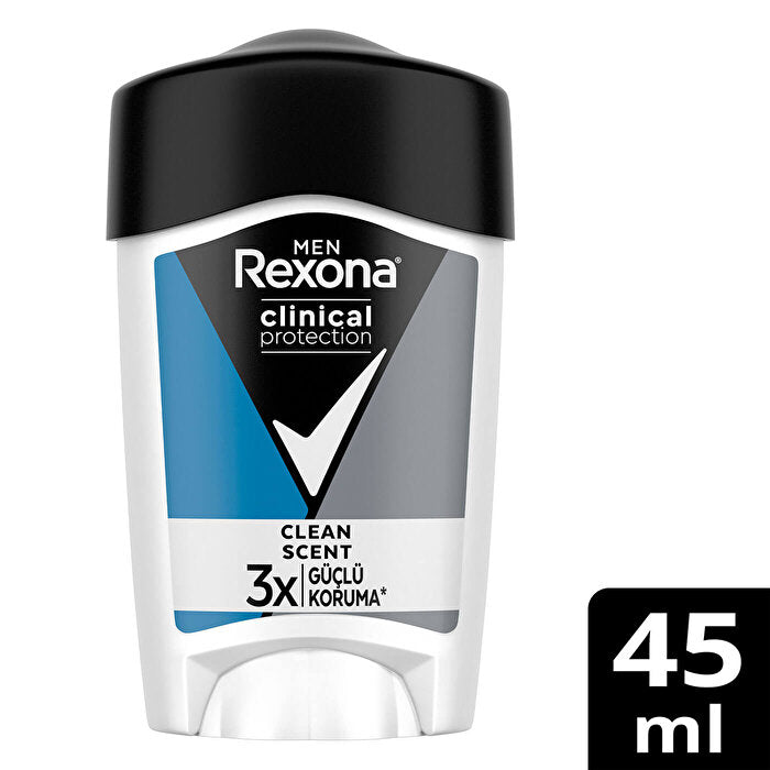 Rexona Men Clinical Protection Stick Deodorant Clean Scent - 45ml