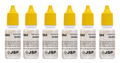 6 Bottles of JSP 10K Gold Metal Test Acid Karat Testing Liquid Solution Jewelry Tester