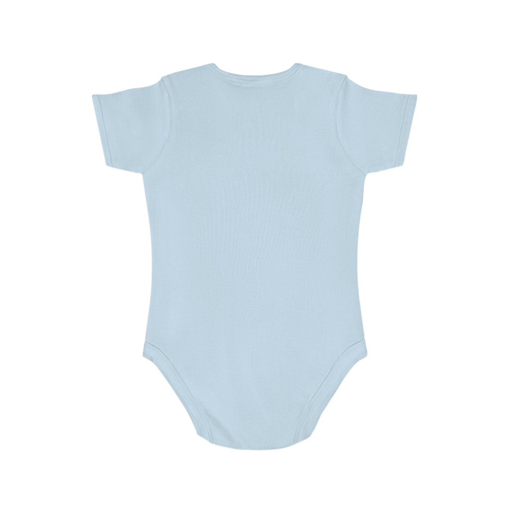 Hedgehog Short Sleeve Baby Bodysuit 'Little Sprout' Organic Cotton Gift for New Parents