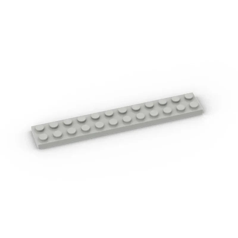 20 PCS 2x12 Flat Plate Building Blocks | Compatible Small Particle DIY Parts