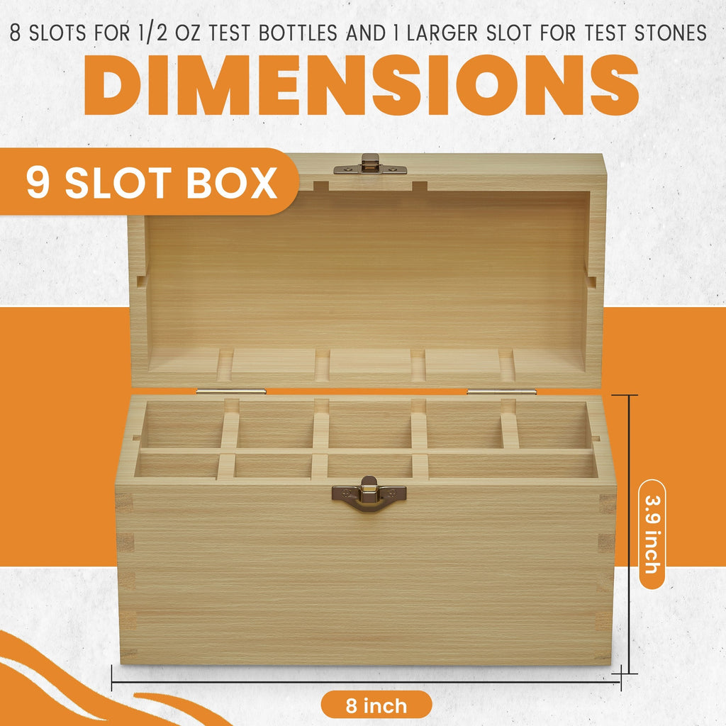 Ultimate Gold, Silver & Platinum Testing Kit | 13-Piece Appraisal Bundle with Acid Solutions, Scale, Storage Box & More