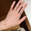 2026 New Luxury Fairy Butterfly Ring For Women, Korean Style Niche Unique Design Ring