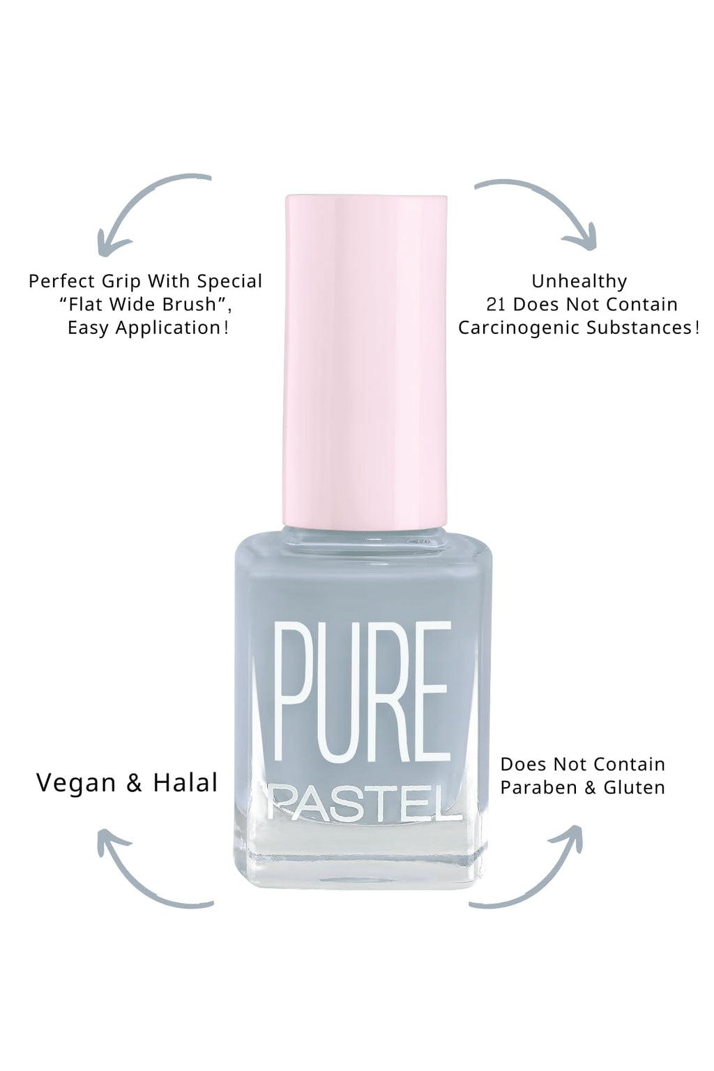 Pastel Pure 610 Nail Polish 13ml