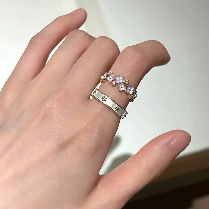 2026 New Luxury Fairy Butterfly Ring For Women, Korean Style Niche Unique Design Ring