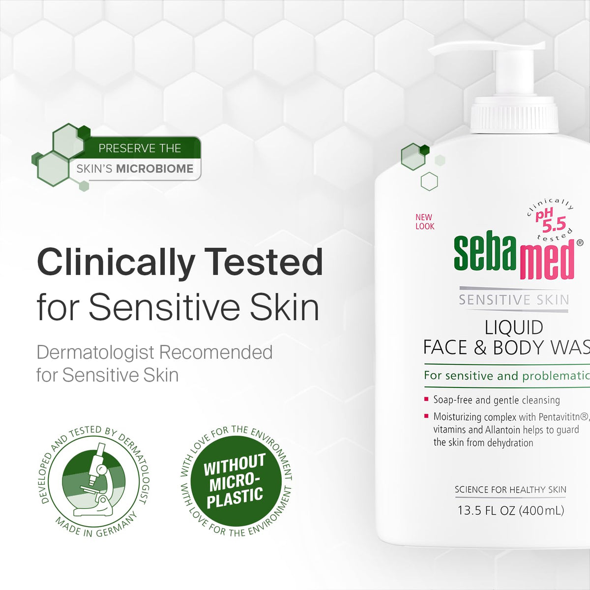Sebamed Liquid Face and Body Wash 1000ml