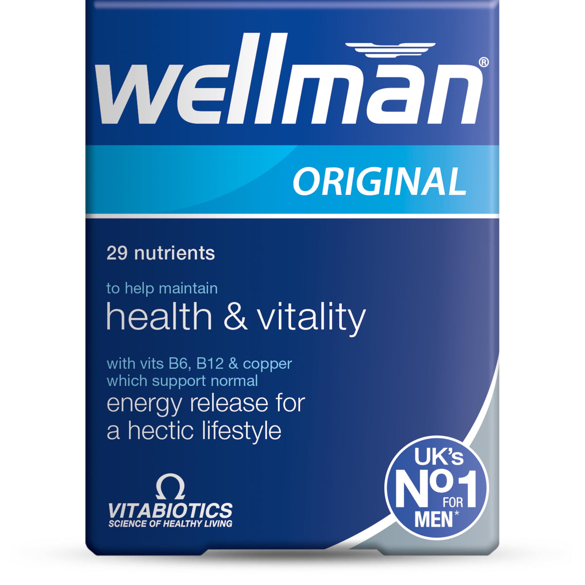 Vitabiotics Wellman Original - Multivitamin Tablet | 30 Tablets