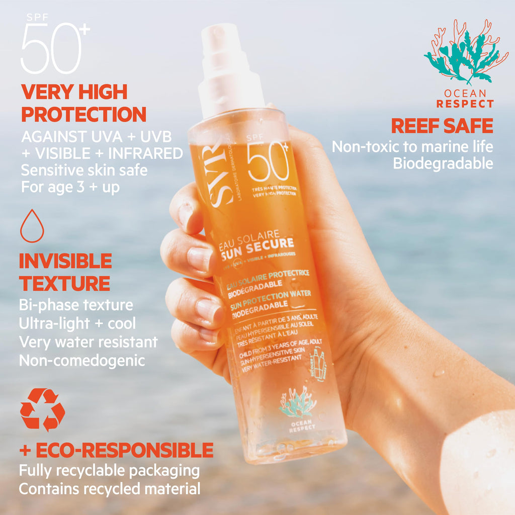 SVR Sun Secure Eau Solaire SPF 50 Factor Sun Water 200 ml