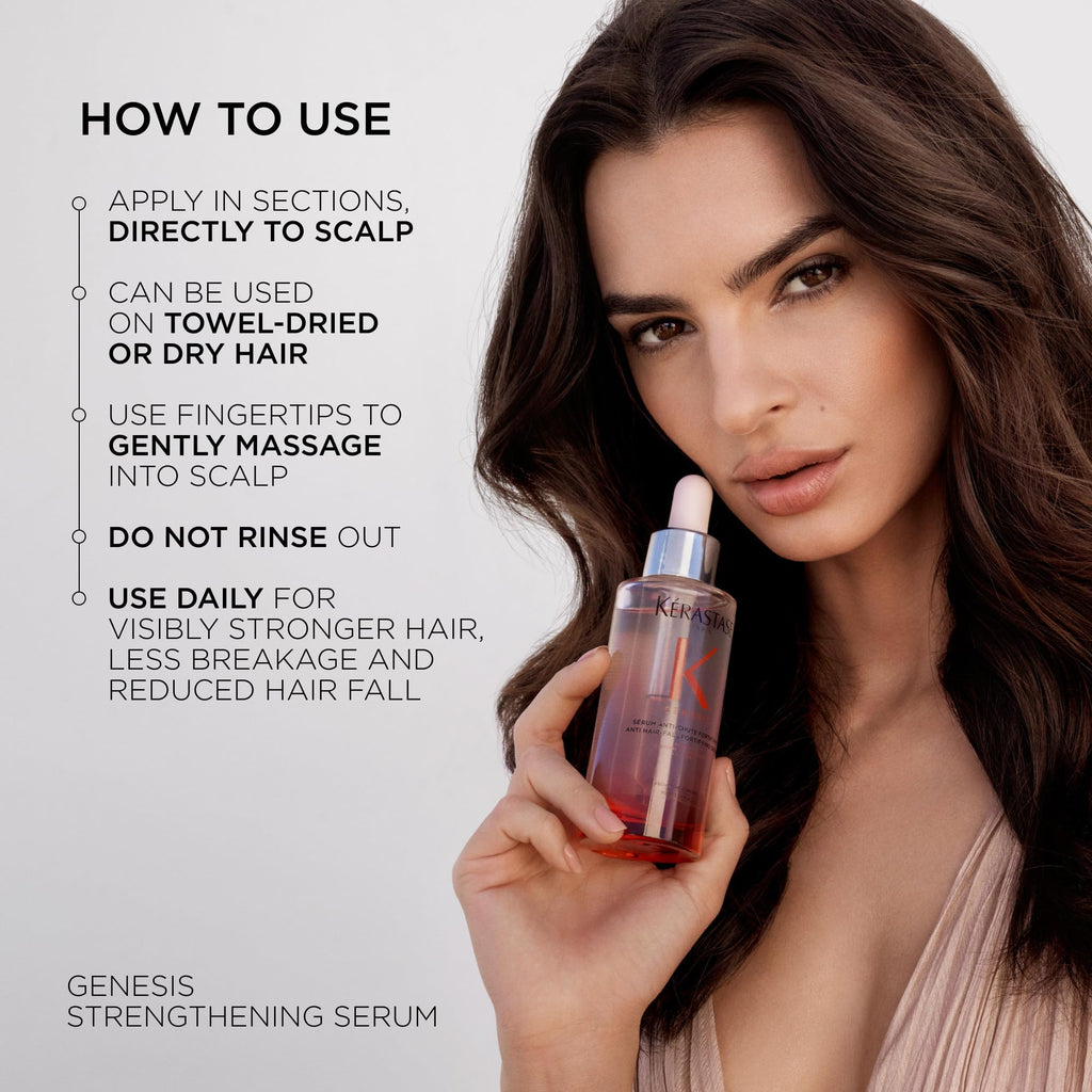 Kerastase Genesis Homme Hair Fall Defying Serum 90ml - Strengthening