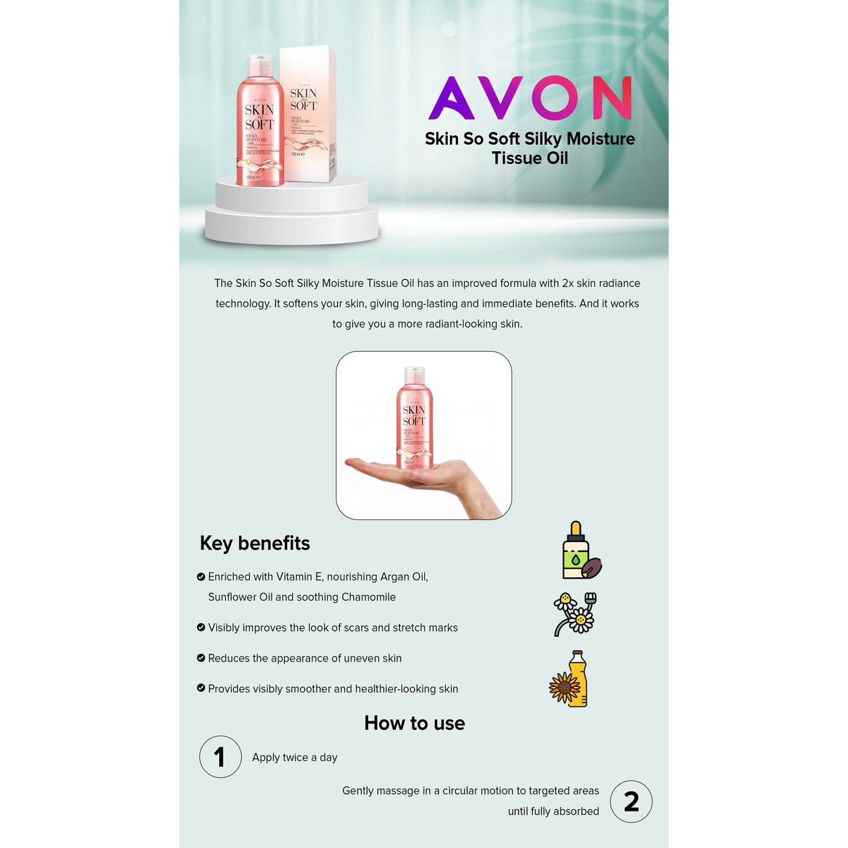 Skin So Soft Silky Moisture Nourishing Dry Oil Spray - 150ml 5.07 oz