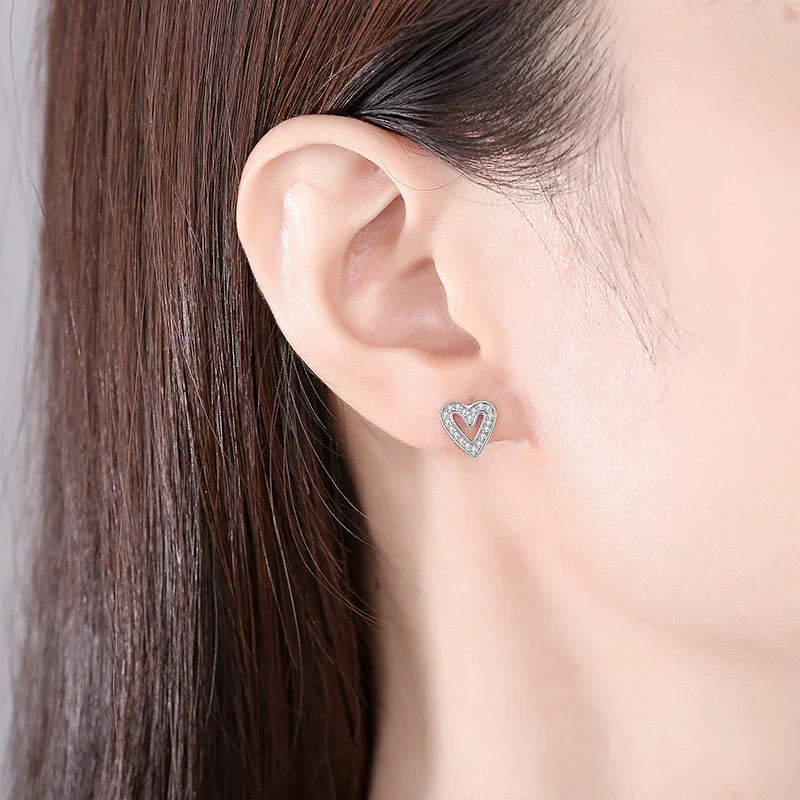 925 Sterling Silver Earrings | Women's Trendy Stud and Hoop Jewelry with Cubic Zirconia