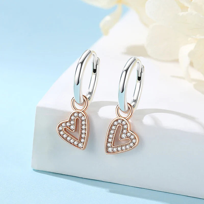 925 Sterling Silver Earrings | Women's Trendy Stud and Hoop Jewelry with Cubic Zirconia