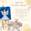 "Starry Angel" Paint & Sip Art Kit from Makana Art Studio