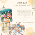 "Love Flower Box" Paint & Sip Art Kit from Makana Art Studio