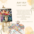 "Love Vase" Paint & Sip Art Kit from Makana Art Studio