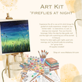 "Fireflies at Night" Paint & Sip Art Kit from Makana Art Studio