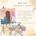 "Dreaming at Sunset" Paint & Sip Art Kit from Makana Art Studio