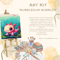 "Bubblegum Bubbler" Paint & Sip Art Kit from Makana Art Studio