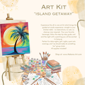 "Island Getaway" Paint & Sip Art Kit from Makana Art Studio