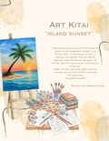 "Island Sunset" Paint & Sip Art Kit from Makana Art Studio