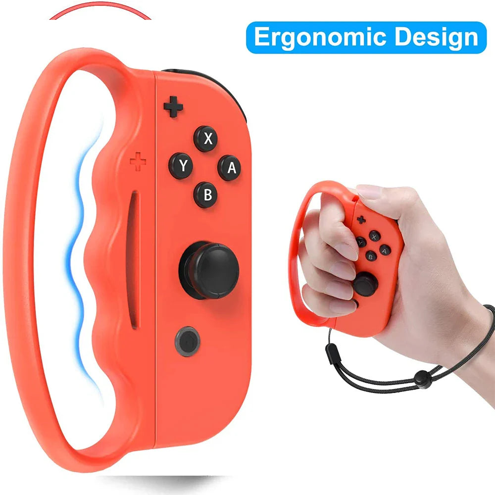 Hand Grips with Wrist Straps for Nintendo Switch Joy-Con | Fitness Boxing Accessories 1 Pair