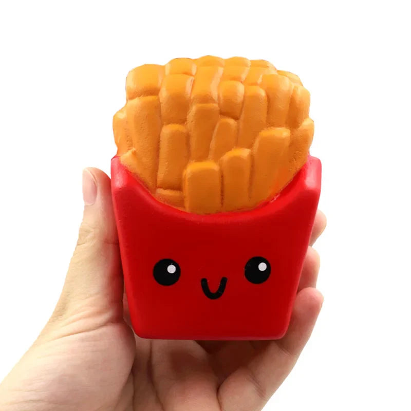 Jumbo Simulation French Fries Scented Squishy | Slow Rising Stress Relief Toy