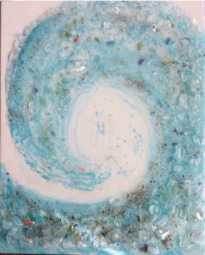 Workshop: Hand Blown Glass Mosaic on Canvas at Makana Art Studio, Biloxi, MS