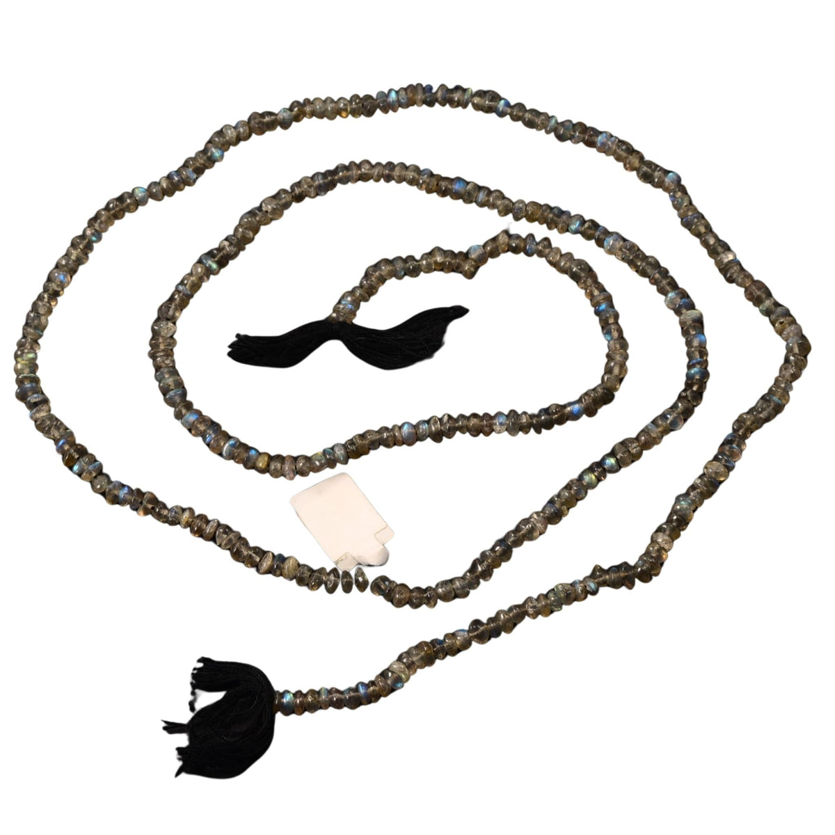 Labradorite Faceted Rondelle Beads - 4mm - 30 Strand