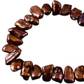 Bronze Freshwater Pearl Nugget Beads - Large 17mm - Full Strand