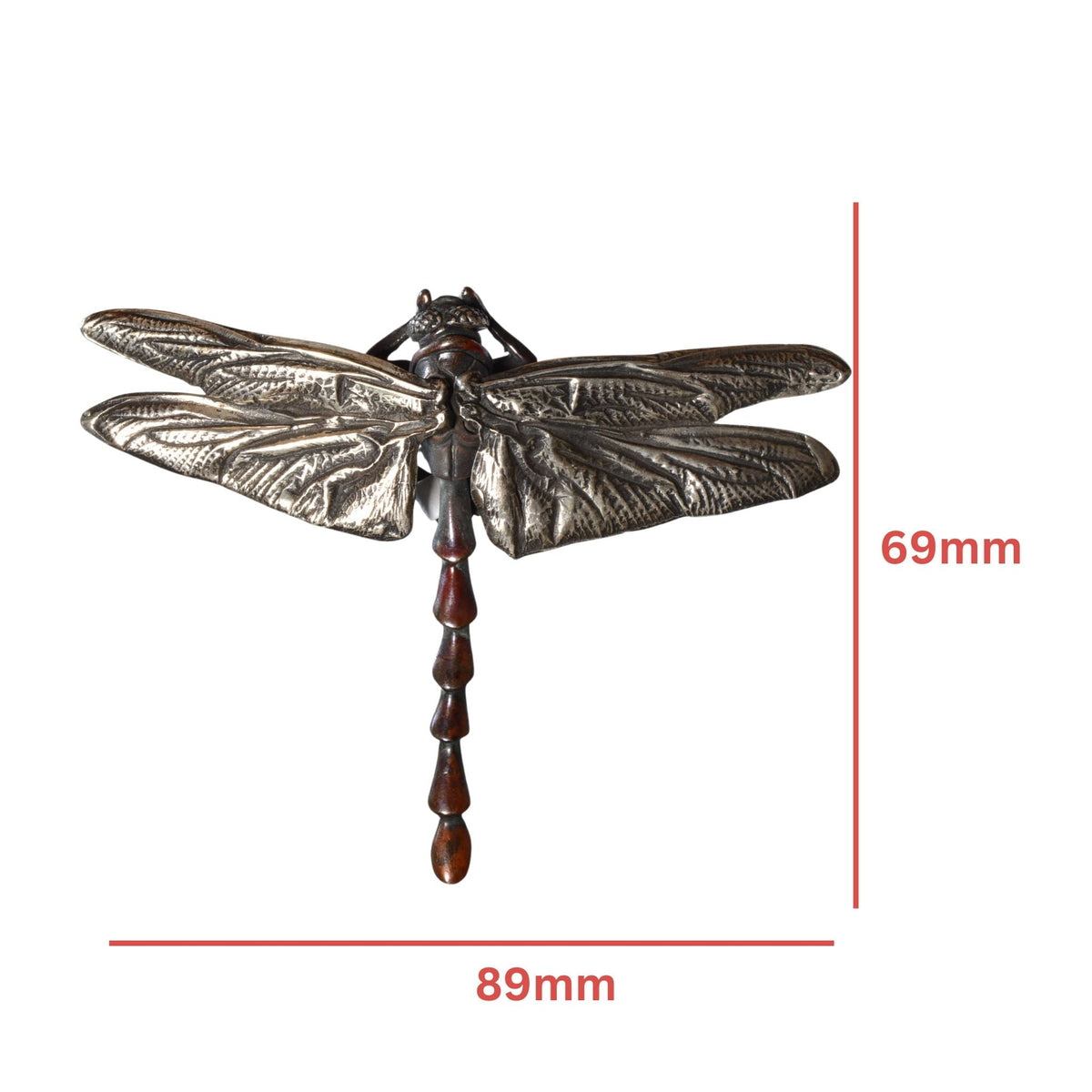 Sterling Silver & Bronze Dragonfly Pendant by Robert (Bob) Burkett