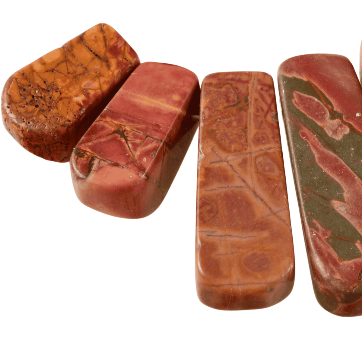 Picasso Jasper Graduated Drop Beads - 15mm-39mm, 70.5g Strand