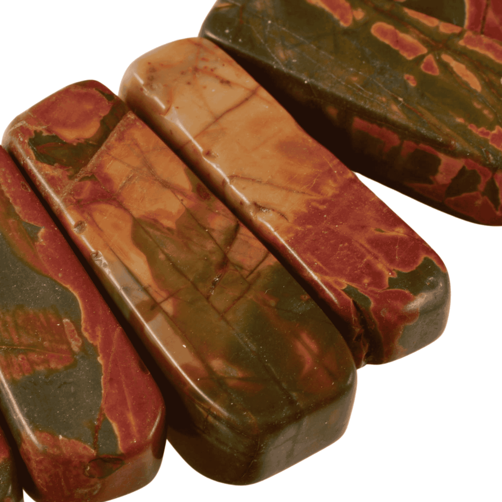 Picasso Jasper Graduated Drop Beads - 15mm-39mm, 70.5g Strand