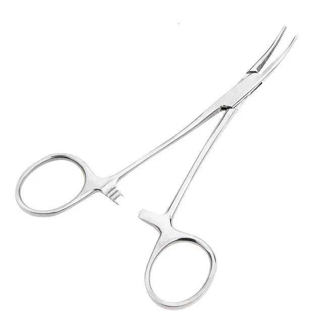 Stainless Steel Hemostatic Forceps | Locking Clamp Tool for Surgery and Crafts