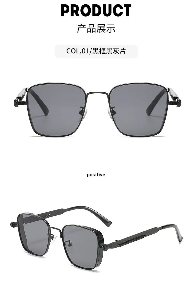 2025 Polarized Sunglasses | Men’s High-End Alloy Frame Fashion Eyewear with UV Protection
