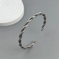 New double-layer wire-wrapped stainless steel gold-plated 18K bracelet, high-quality waterproof silver jewelry, gift for couples