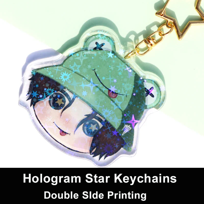 1Pair Custom Earrings Clear Acrylic Accessorie Cartoon Design Customized Anime Charms Personalized Pendientes Earrings For Women