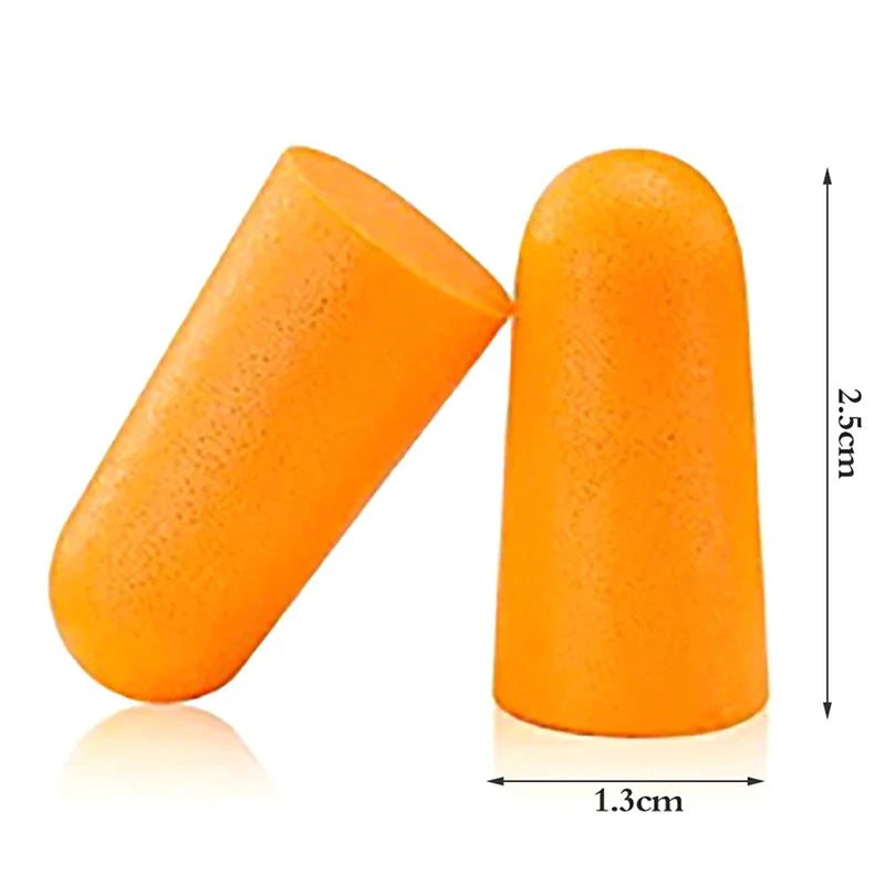 20 Pairs Soft Foam Ear Plugs | Noise Reduction for Sleep and Travel