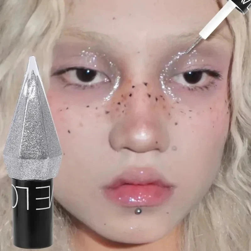 Diamond Shiny Eyeliner Waterproof Silver Rose Gold Glitter Eye Shadow
