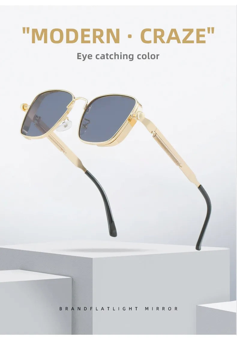 2025 Polarized Sunglasses | Men’s High-End Alloy Frame Fashion Eyewear with UV Protection