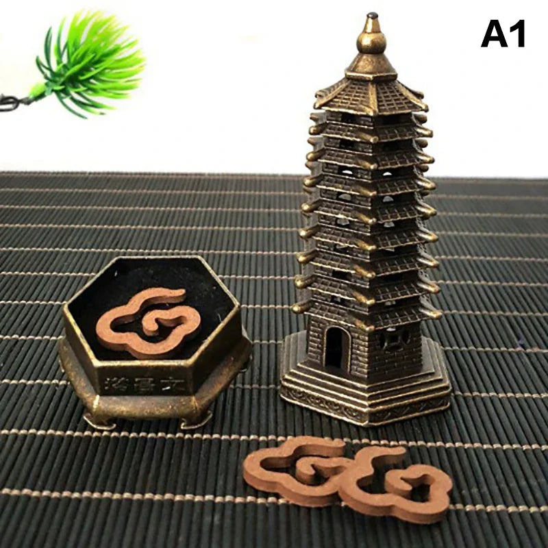 Alloy Lucky Incense Burner Bowl Incense Holder With Handle | Ancient Style Yoga Meditation Home Office Decor