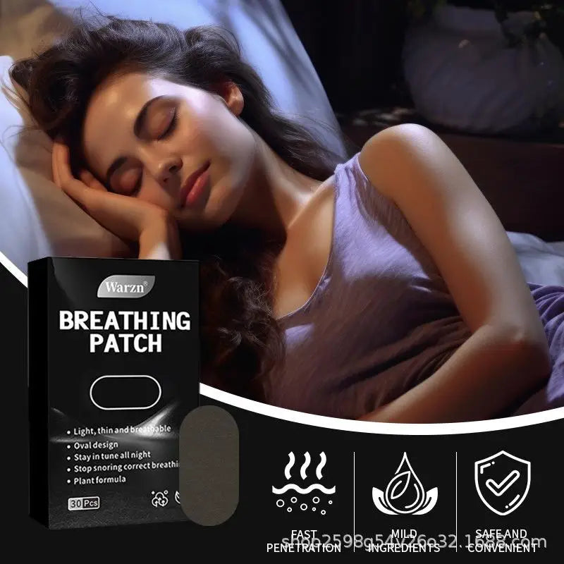 30 Pcs Anti Snoring Nasal Strips and Mouth Tape | Better Breathing for Snoring Relief