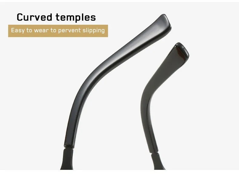 2025 Polarized Sunglasses | Men’s High-End Alloy Frame Fashion Eyewear with UV Protection