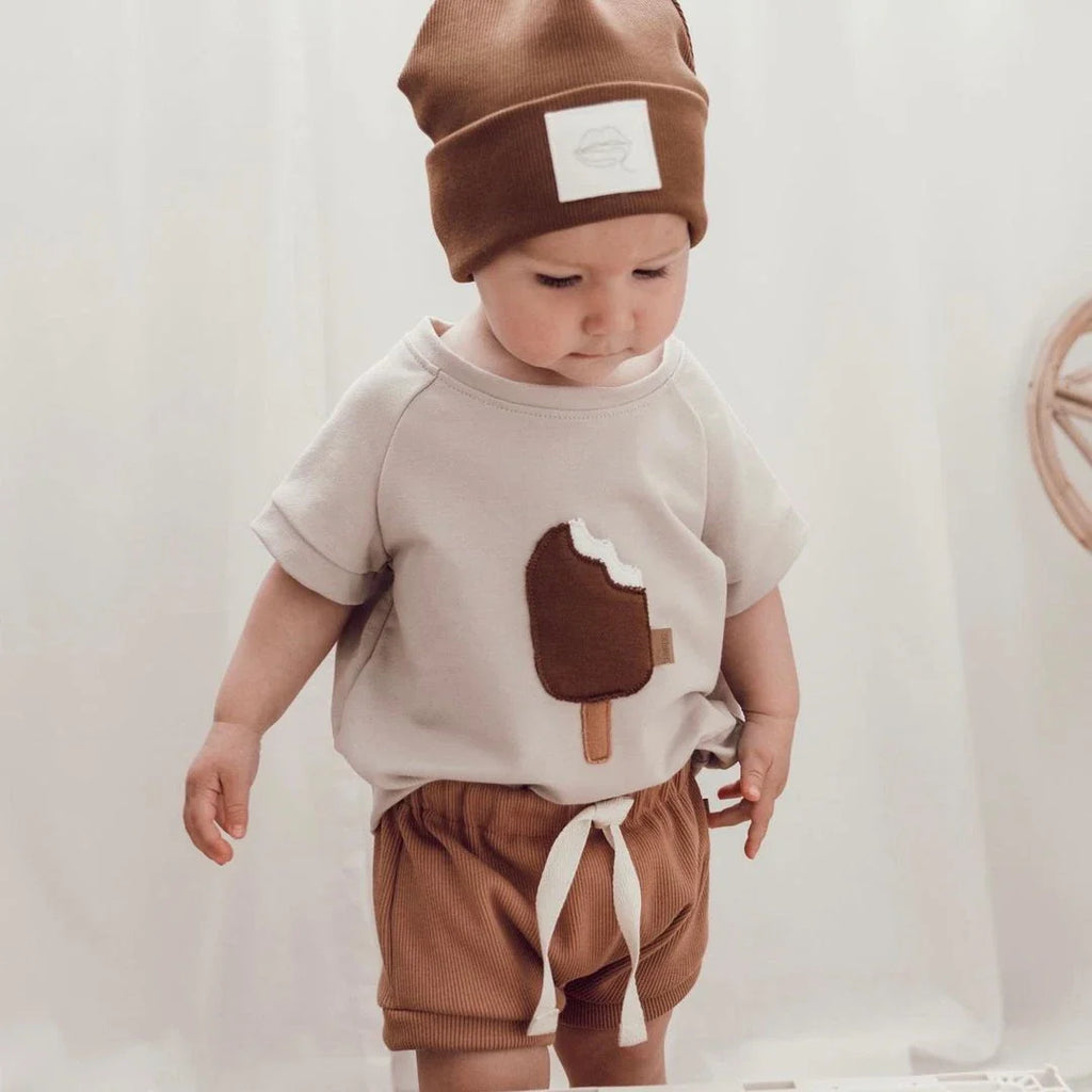 Baby Animal Print Cotton T-Shirt | Short Sleeve Top for Toddlers