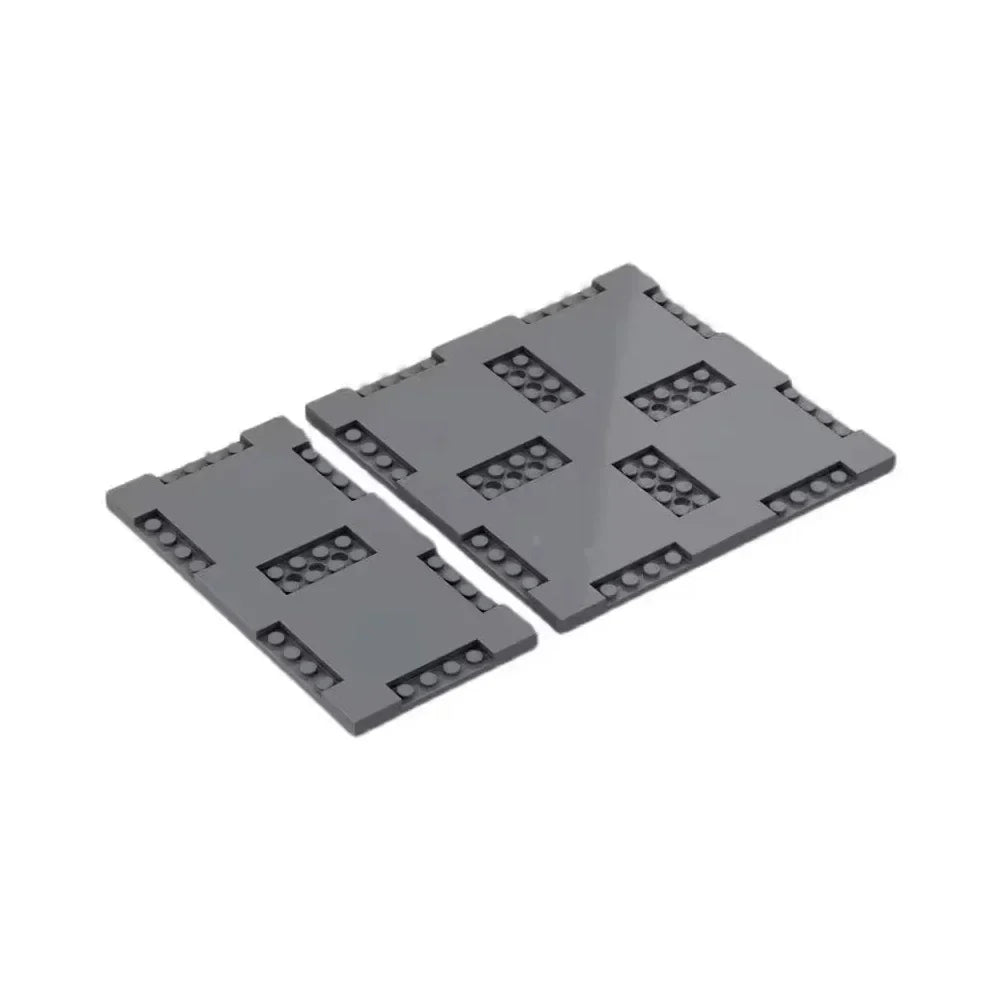 City Road Street Baseplate Building Blocks | Pedestrian Crossing Base Compatible with Major Brands