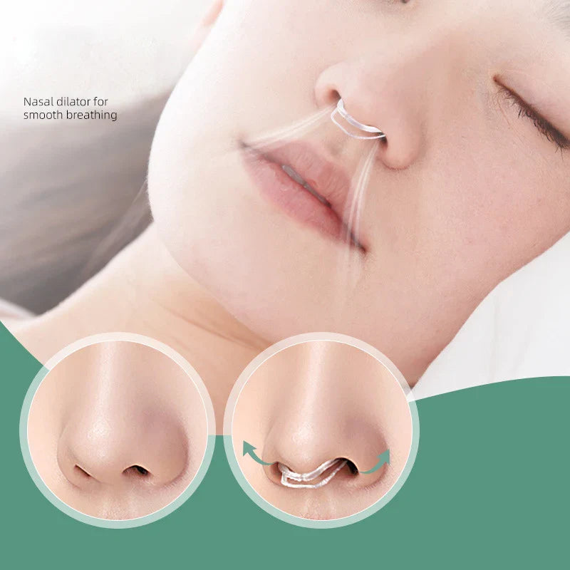 Anti-Snoring Nose Clip | Nasal Dilator for Better Sleep and Natural Breathing