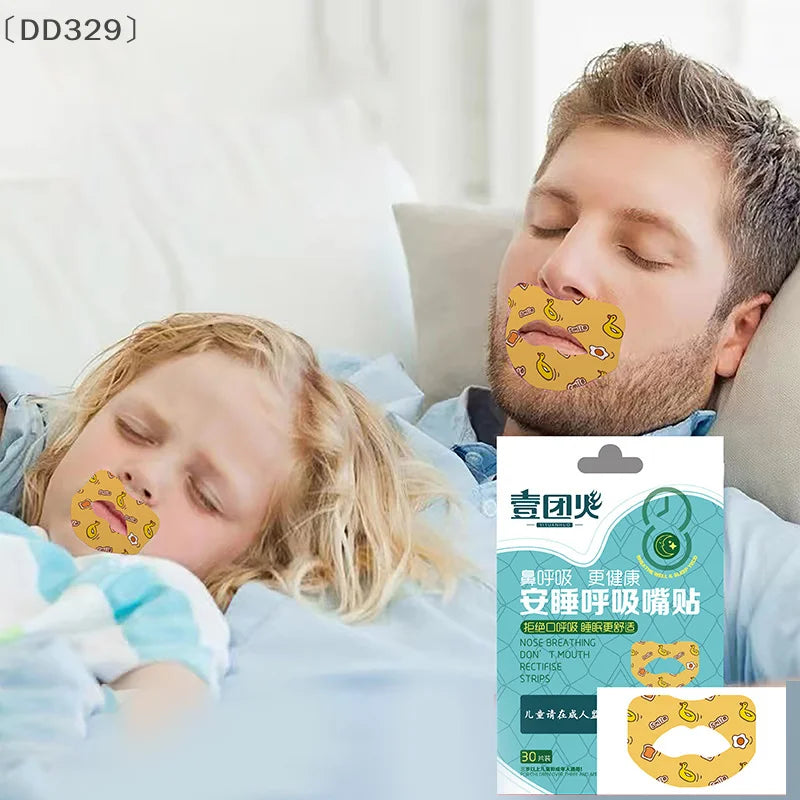 30 Pcs Sleep Closure Stickers for Kids | Gentle Mouth Tape for Nasal Breathing