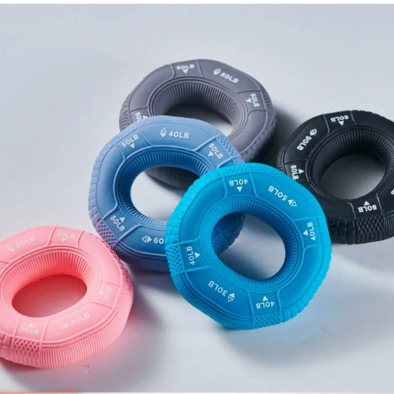 Silicone Finger Gripper Ring | Hand Muscle Strengthener for Wrist and Finger Training