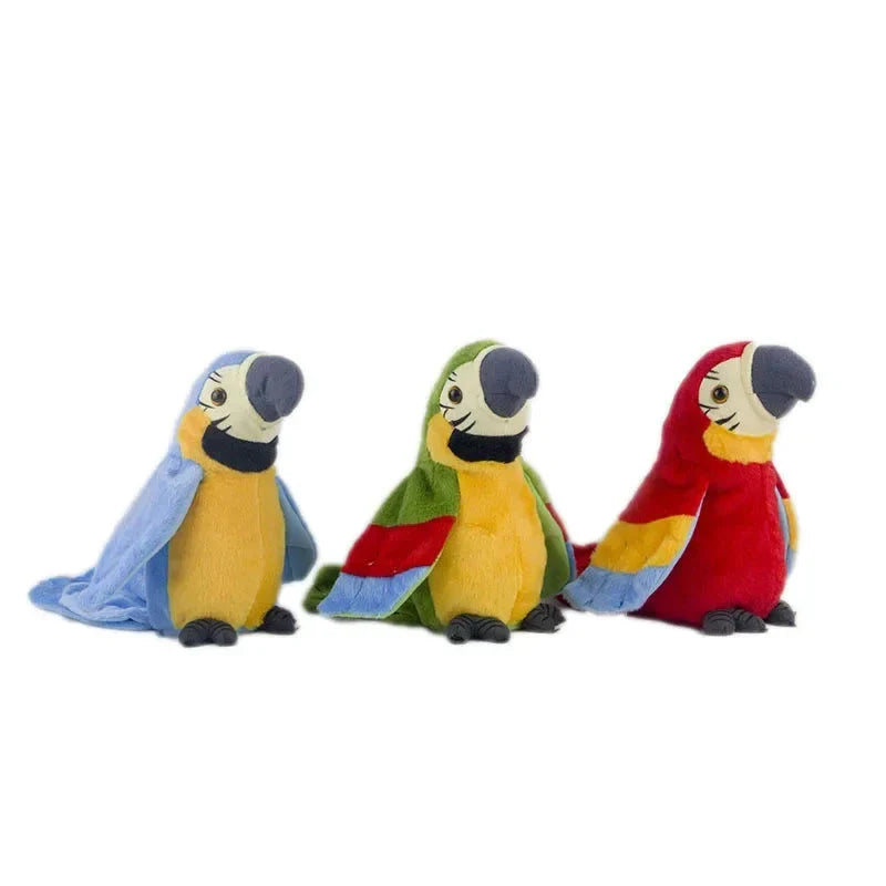 Talking Macaw Parrot Plush – Repeat & Speak Electronic Stuffed Toy