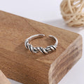 925 Sterling Silver Winding Adjustable Rings For Women Wedding Luxury Jewelry Wholesale