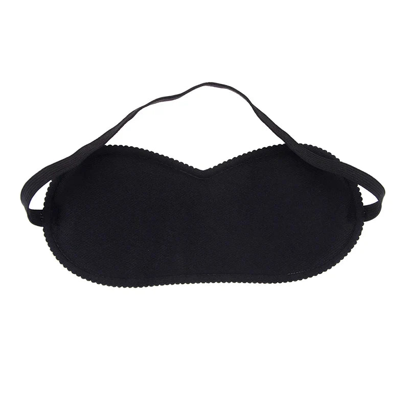 Black Sleep Mask | Light Blocking Travel Eye Shade