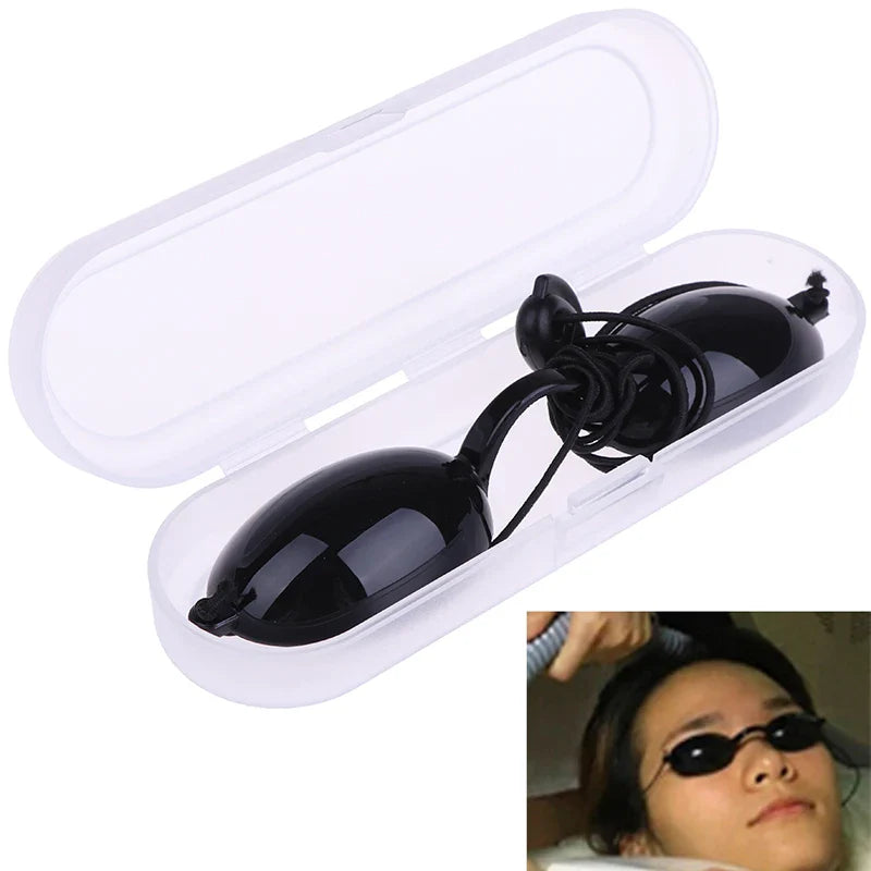 Adjustable Laser Safety Eyepatch Goggles | Full Shading Protective Eyewear for Tattoo and Photon Beauty Clinics
